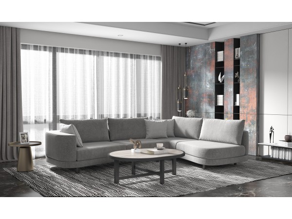 ΣΑΛΟΝΙ №10 silver 323x226x88 DIOMMI 43-110